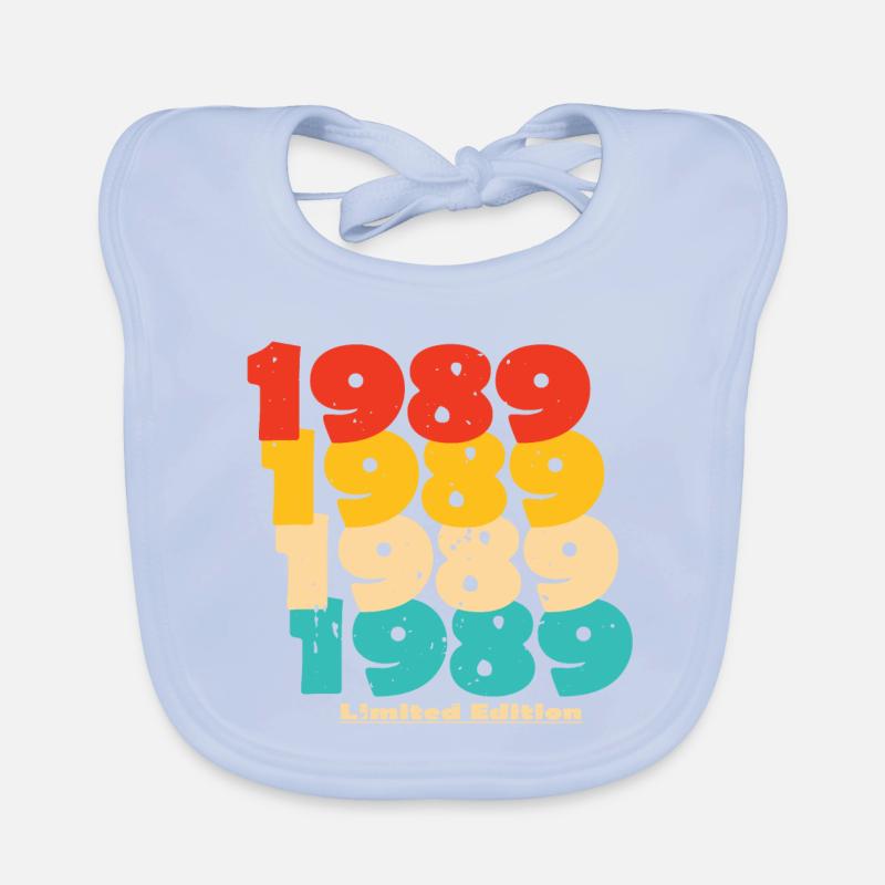 1989 : Edition Limitée - 35e anniversaire Bavoir bio Bébé