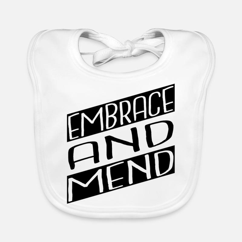 receiving support happy self-healing present Organic Baby Bibs