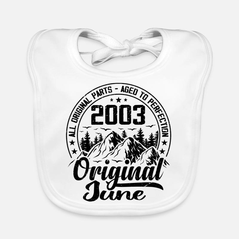 2003 Juni Original: 21 Jahre altes Geburtstagsgeschenk Baby Bio-Lätzchen