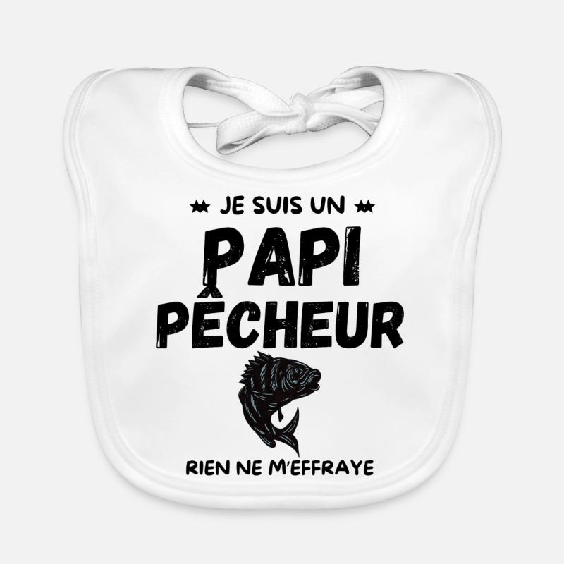 PAPI PÊCHEUR Bavoir bio Bébé