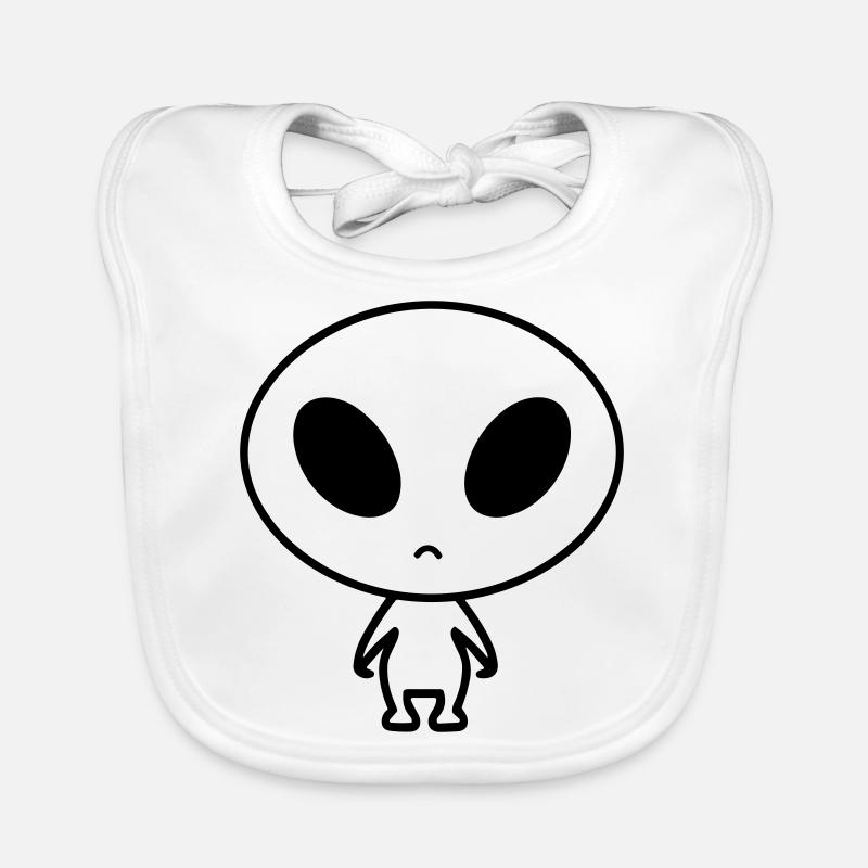 Außerirdischer Baby Bio-Lätzchen