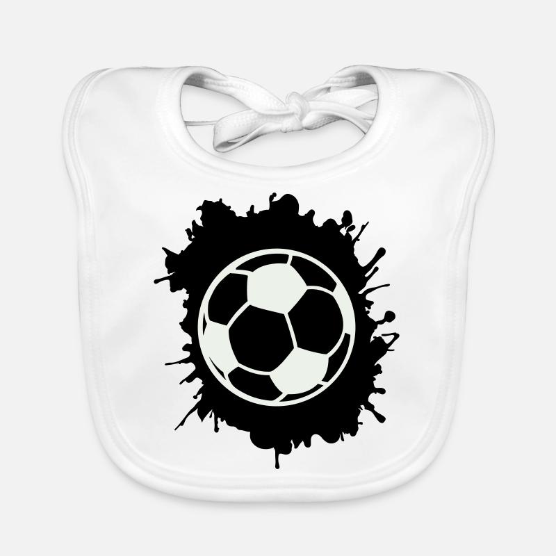 Soccer blobs Organic Baby Bibs