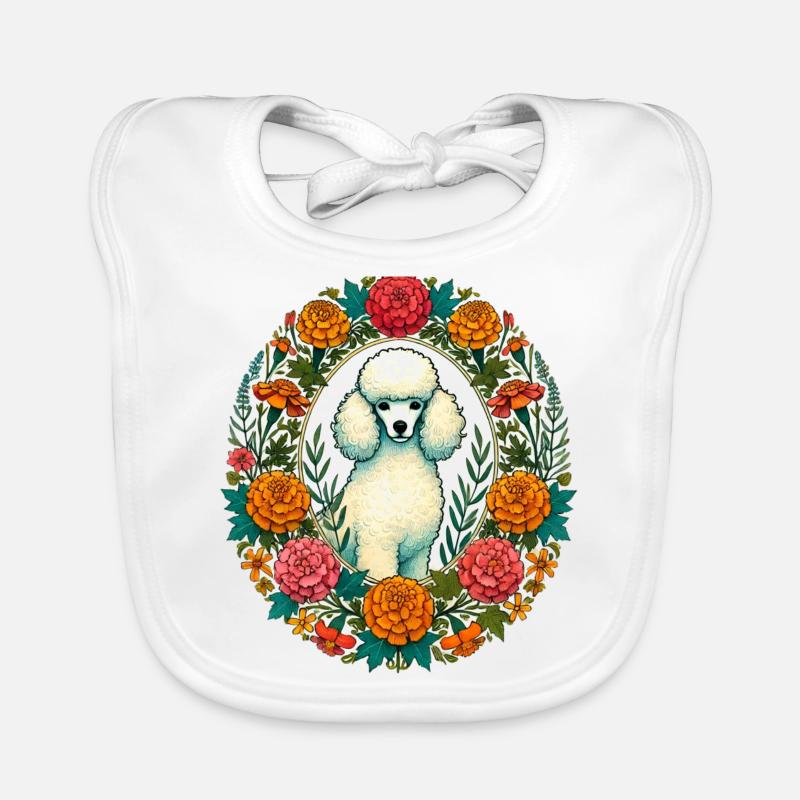 Marigold Poodle Organic Baby Bibs
