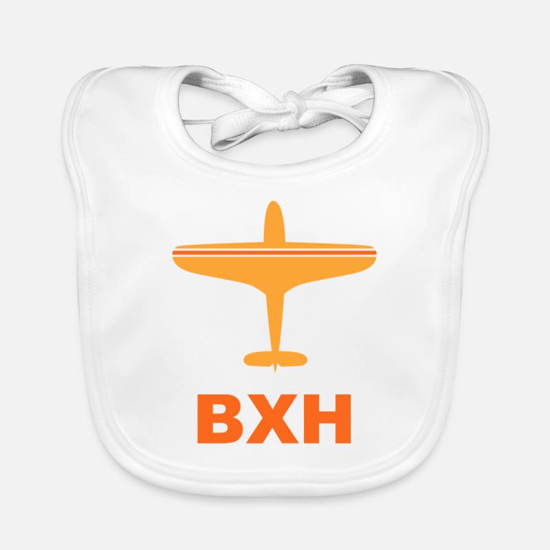 Flughafen Birminghasm - BXH - Great Britain Baby Bio-Lätzchen