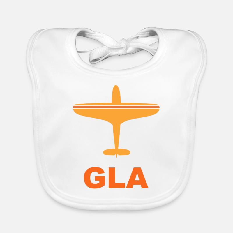 Aéroport de Glasgow - GLA - Royaume-Uni Bavoir bio Bébé