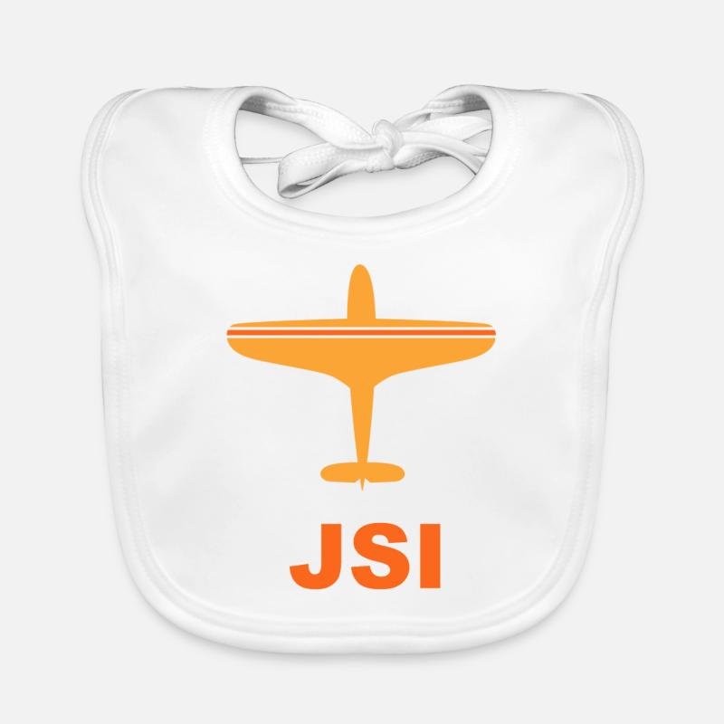 Skiathos Airport - Greece - JSI - Spotter Organic Baby Bibs