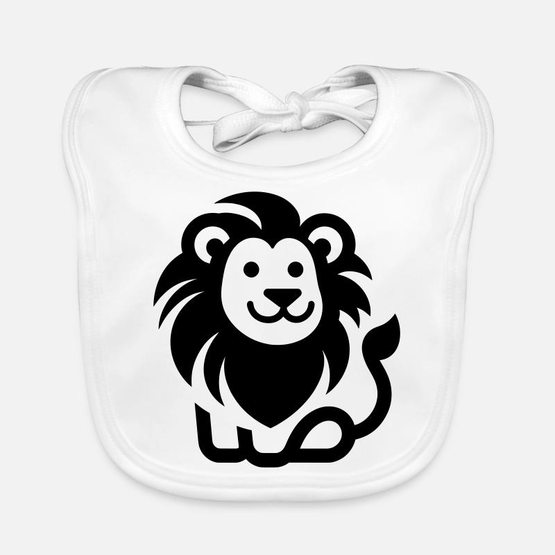LION MIGNON Bavoir bio Bébé