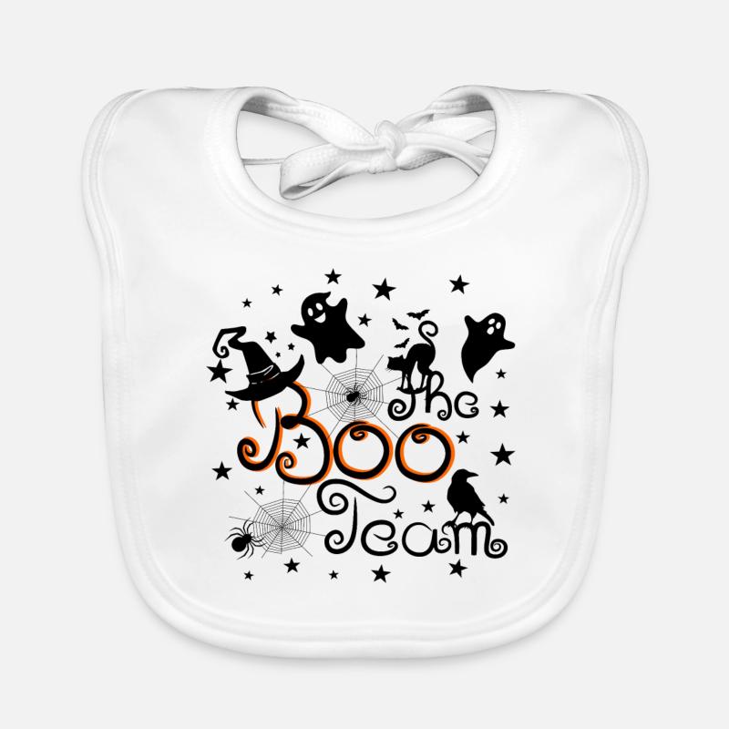 l’équipe Boo Halloween Bavoir bio Bébé