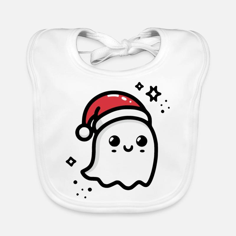 Niedlicher Geist Weihnachten Baby Bio-Lätzchen