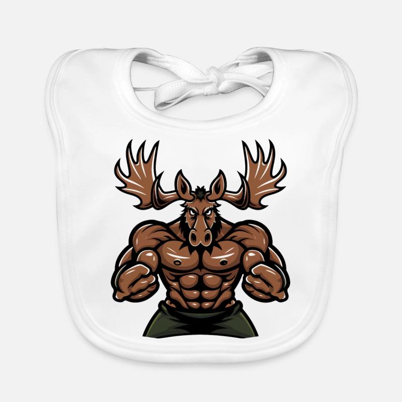 Bande dessinée Moose Bavoir bio Bébé