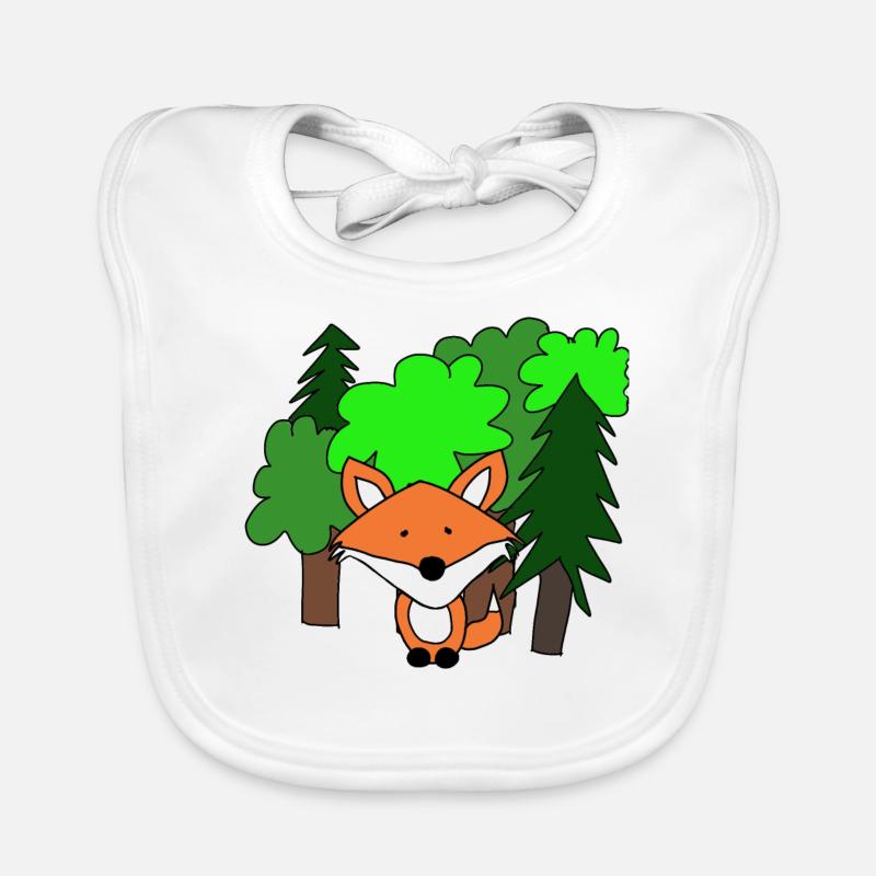 Fox in the forest Organic Baby Bibs