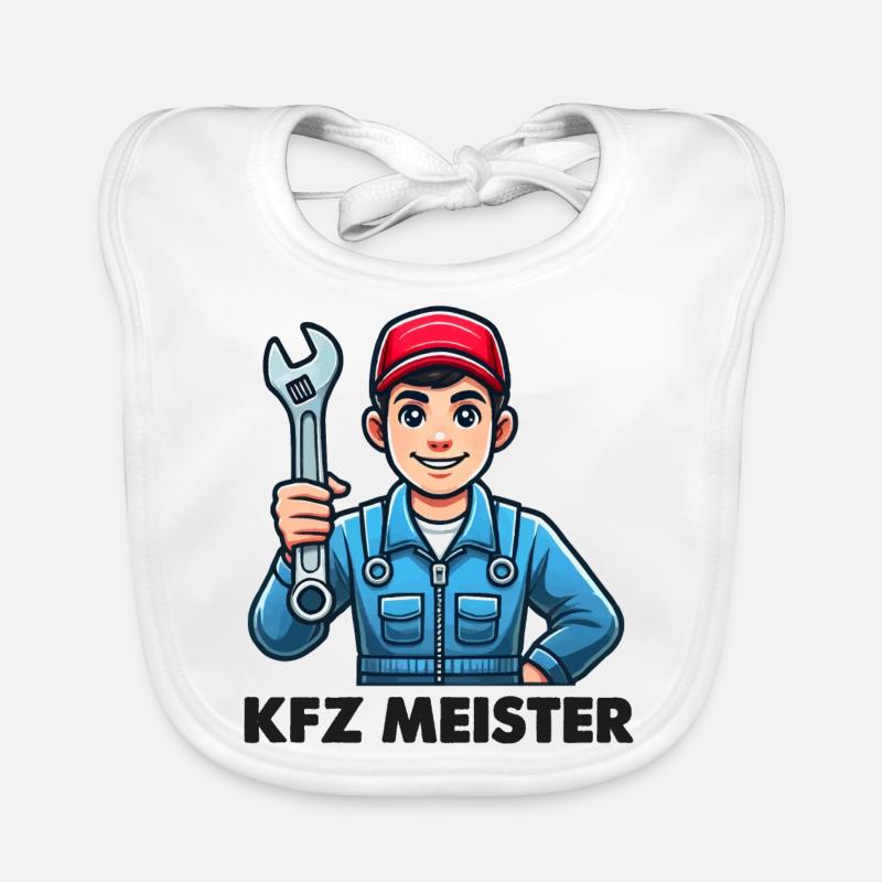 Master Mechanic Organic Baby Bibs