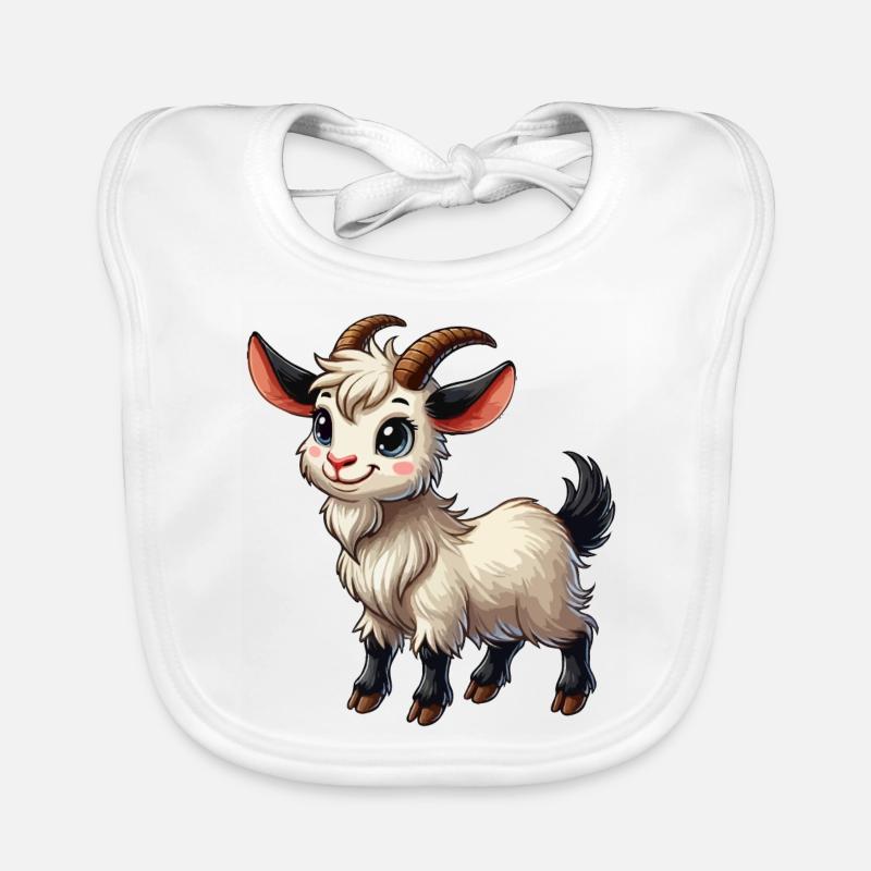 Goat young Organic Baby Bibs