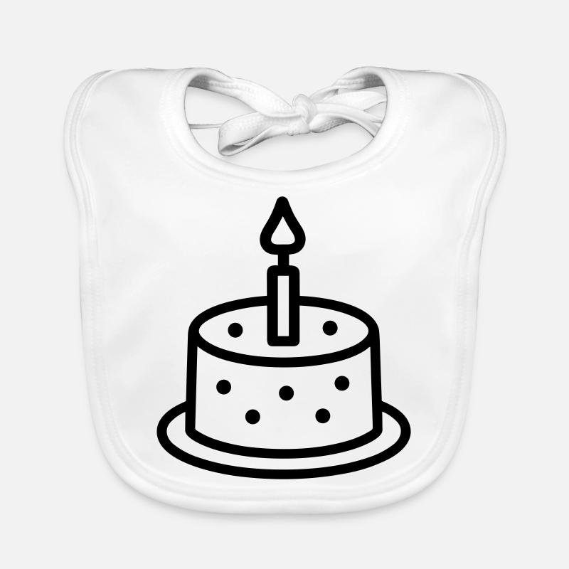 Gateau d'anniversaire Bavoir bio Bébé