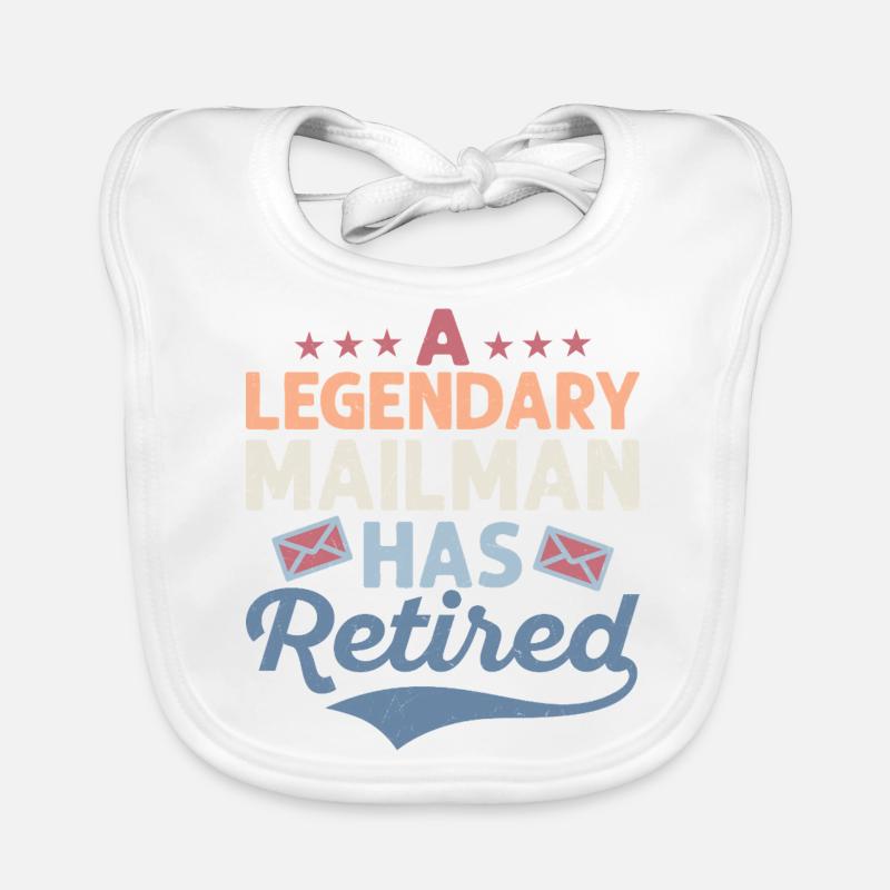 A Legendary Mailman Has Retired Postal Worker Mail Organic Baby Bibs