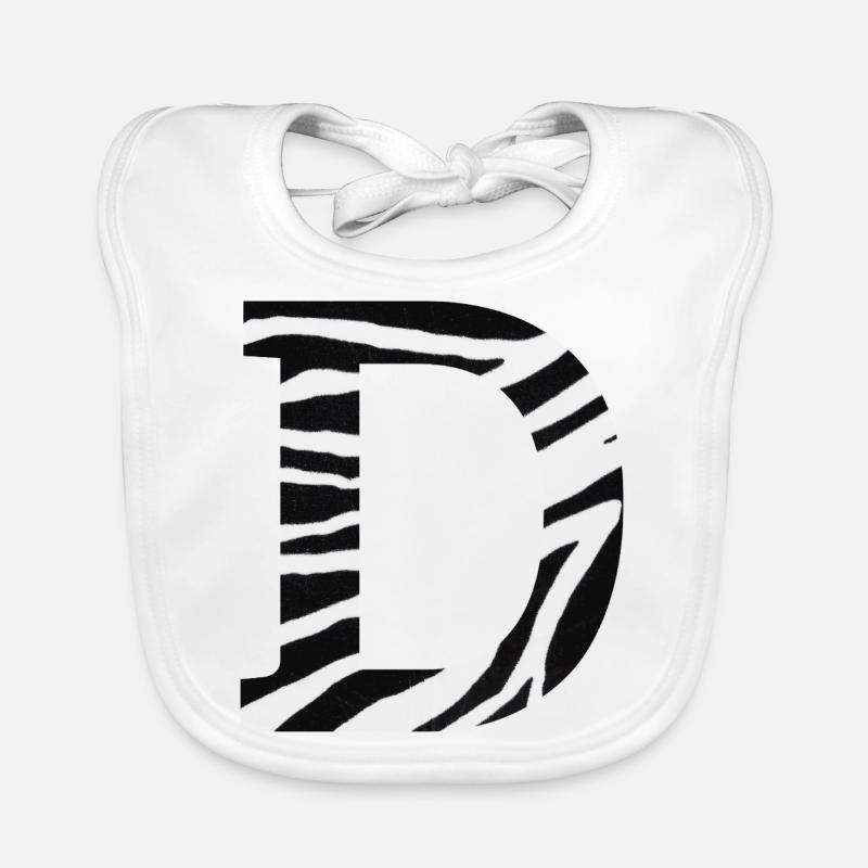 Zebra-Brief Baby Bio-Lätzchen