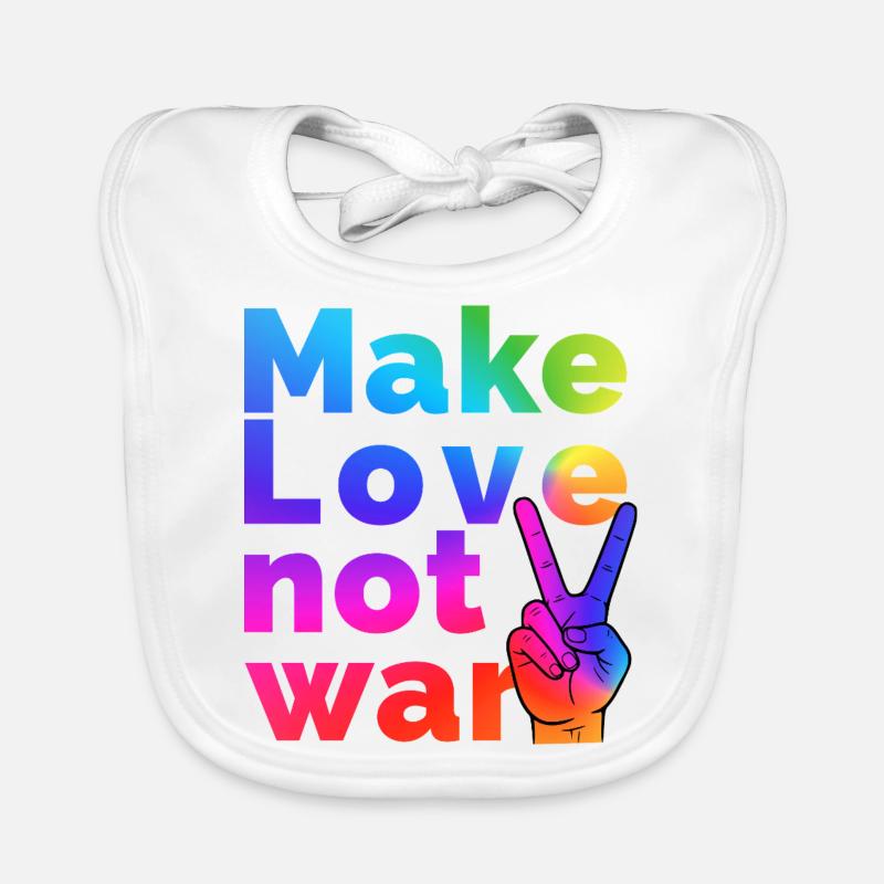 make love Organic Baby Bibs