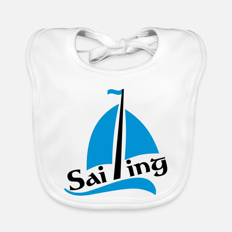 bateau à voile Bavoir bio Bébé