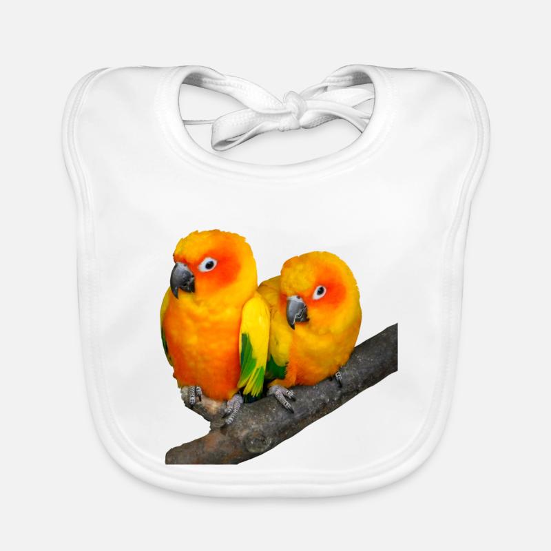 Oiseaux Bavoir bio Bébé