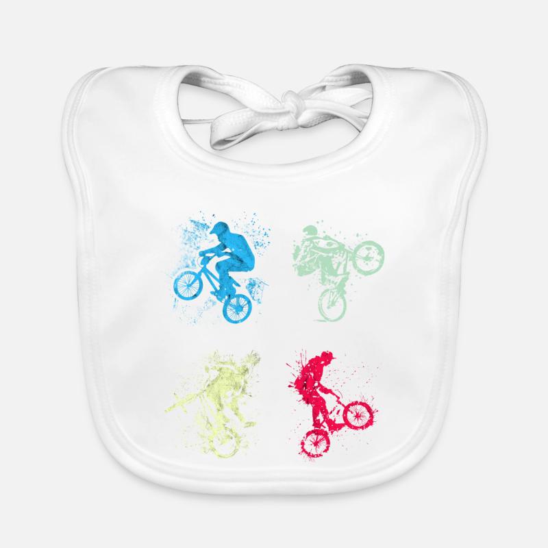 BMX / Bmx / bmx / gift idea / birthday Organic Baby Bibs