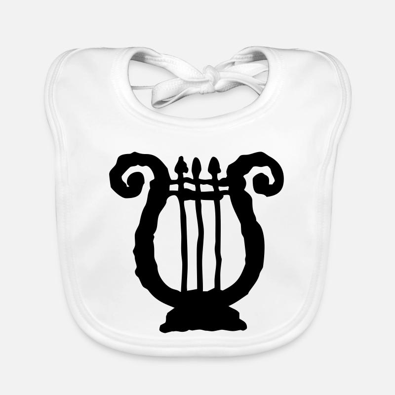 lyre, lyre, luth | vectorgraphique = Changez de couleur ! Bavoir bio Bébé