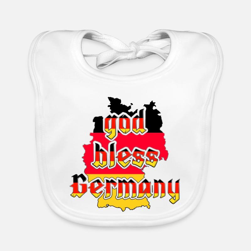 god bless germany Baby Bio-Lätzchen