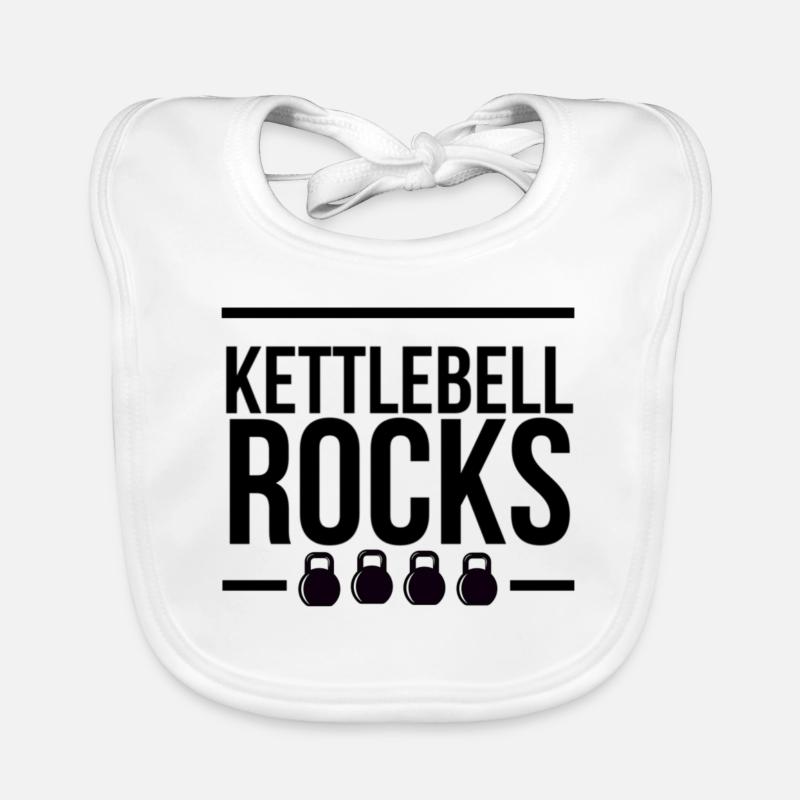 Kettlebell ROCKS 1.0 Bavoir bio Bébé
