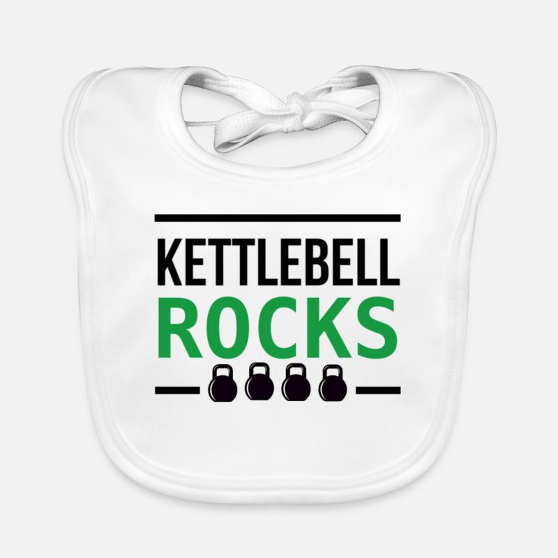 Kettlebell ROCKS 2.0 Baby Bio-Lätzchen