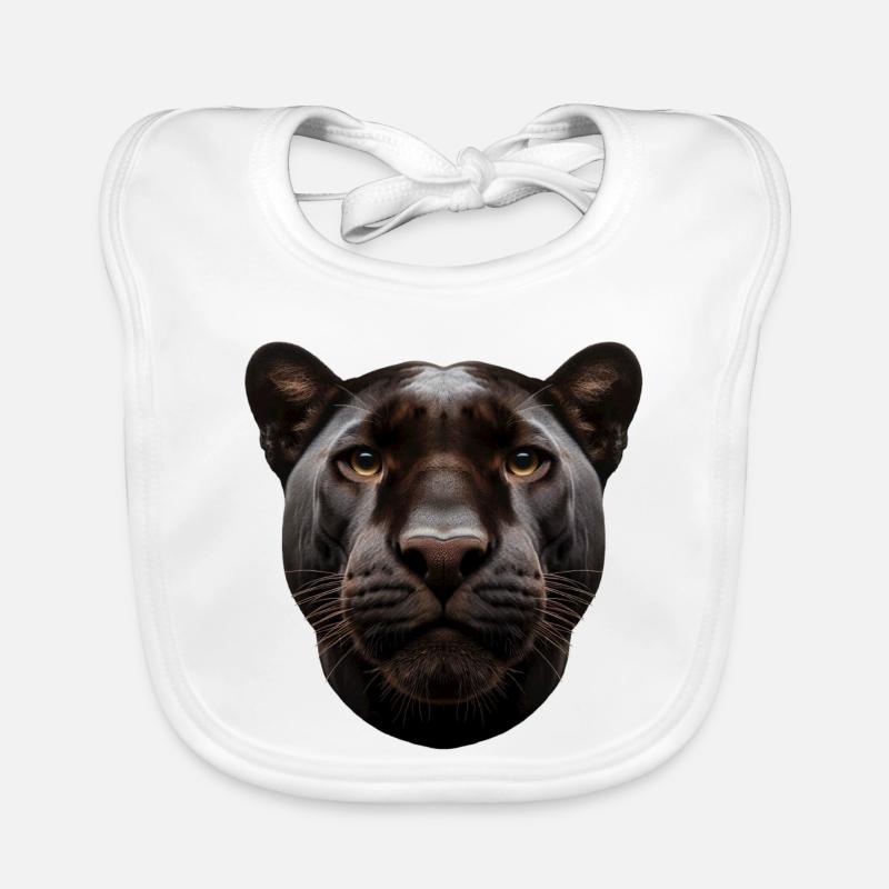 Une panthère concentrée Bavoir bio Bébé