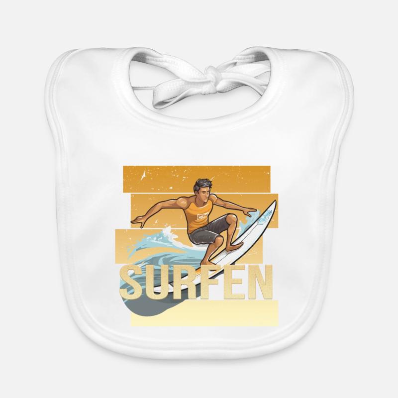 Surfen Baby Bio-Lätzchen