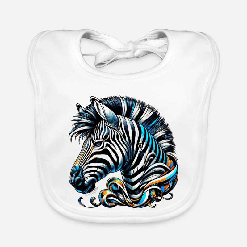 Zebra Baby Bio-Lätzchen