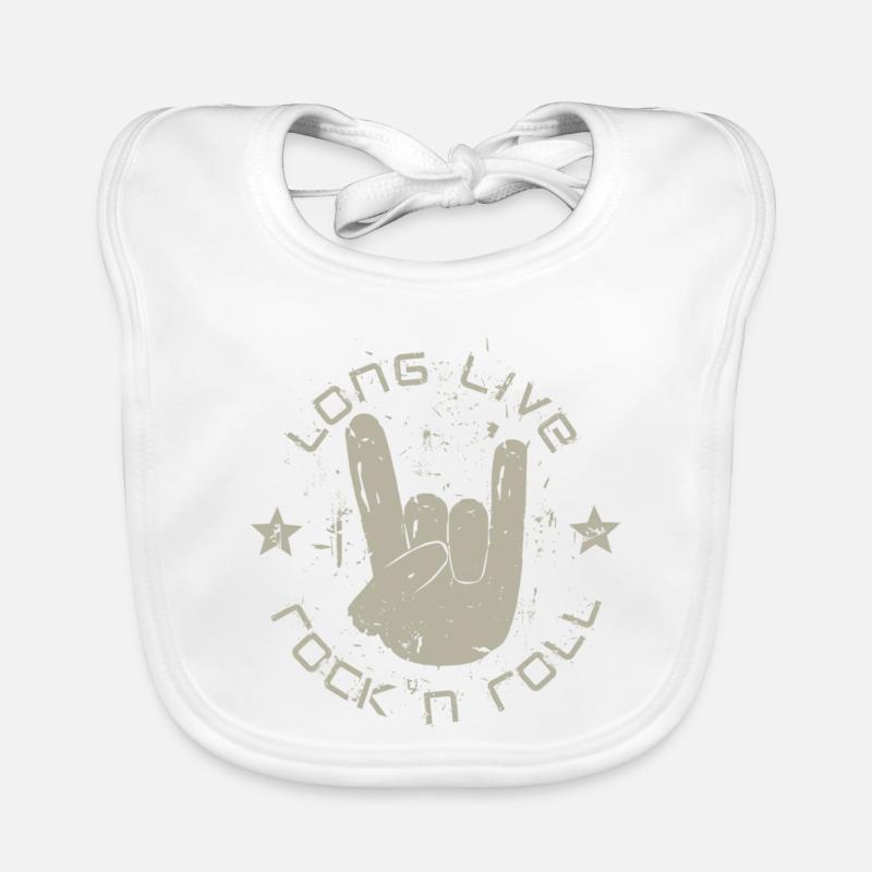 Rock 'n' Roll Organic Baby Bibs