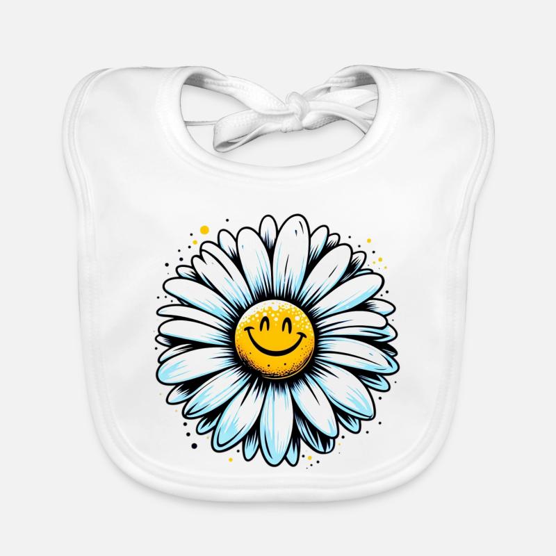 Gänseblümchen Baby Bio-Lätzchen