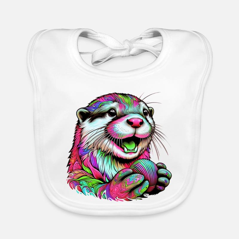 Otter Organic Baby Bibs