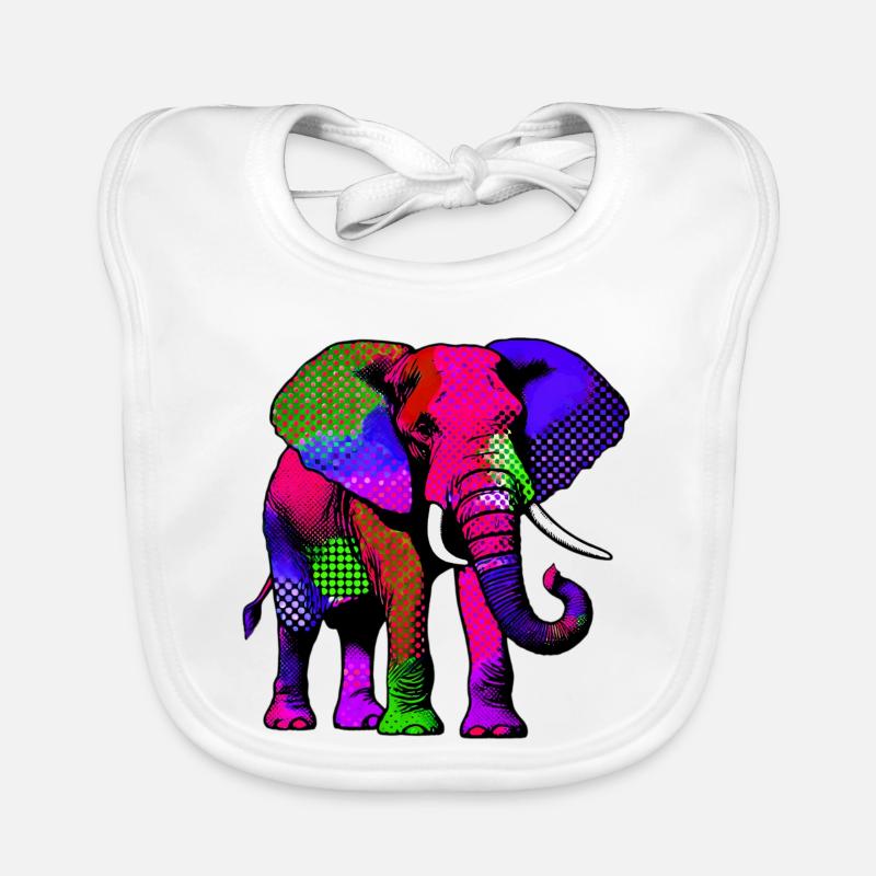 Elefant Baby Bio-Lätzchen