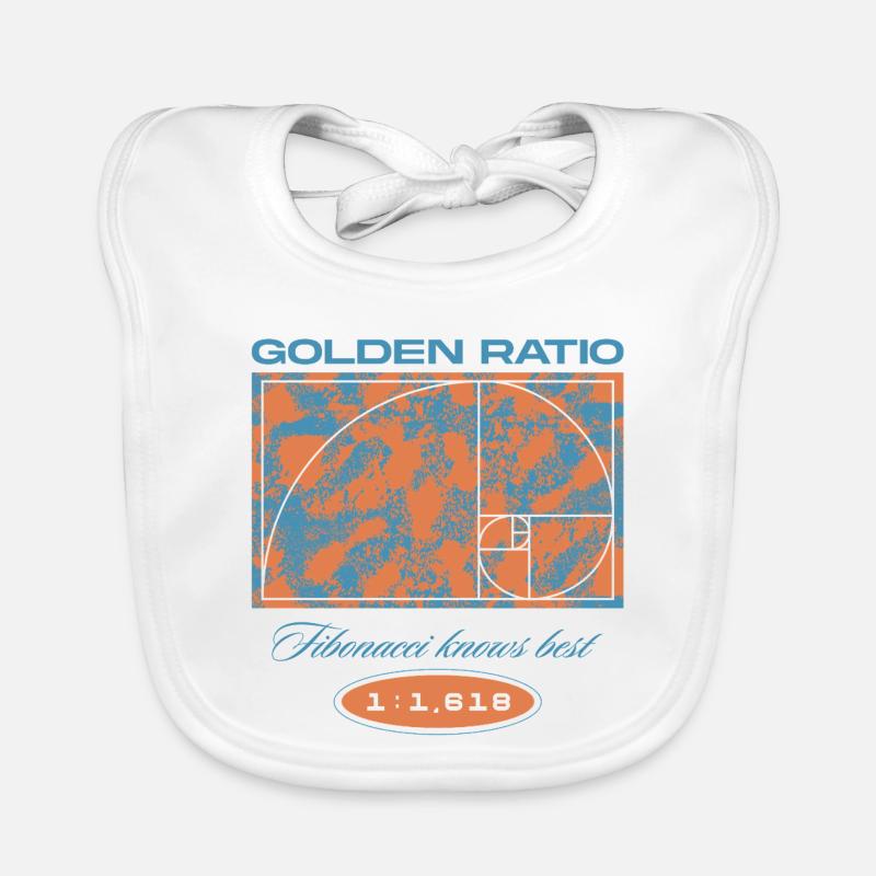 Golden Ratio – Fibonacci knows best Organic Baby Bibs