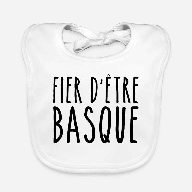 Basque la fierté du Pays basque Bavoir bio Bébé