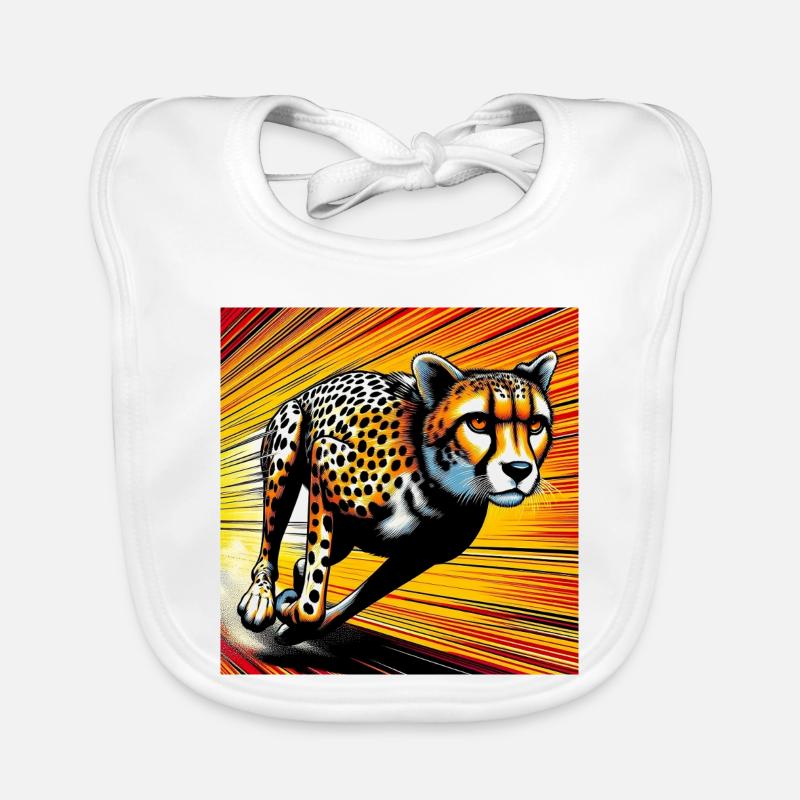 guépard Bavoir bio Bébé
