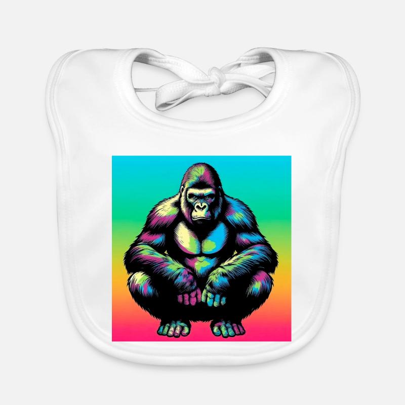 gorille Bavoir bio Bébé