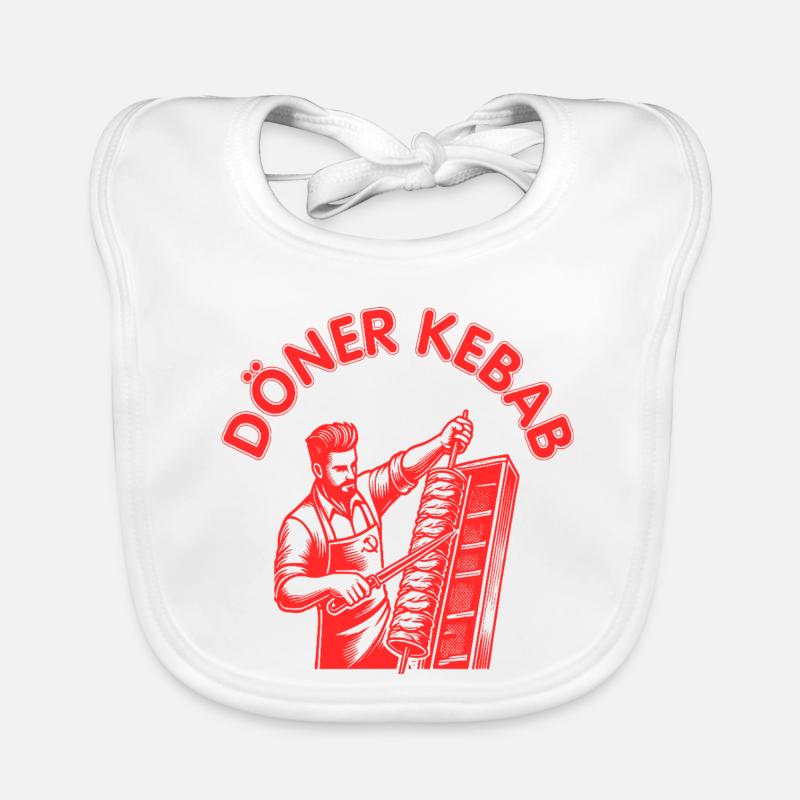 Döner Kebab Baby Bio-Lätzchen