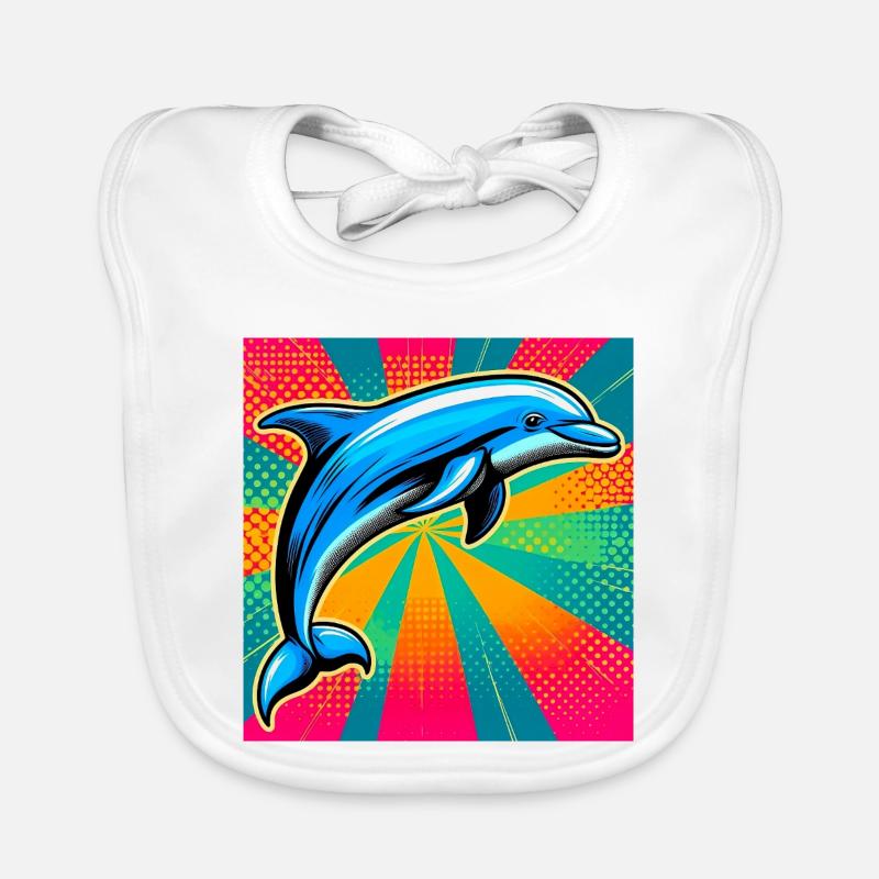 Delfin Baby Bio-Lätzchen
