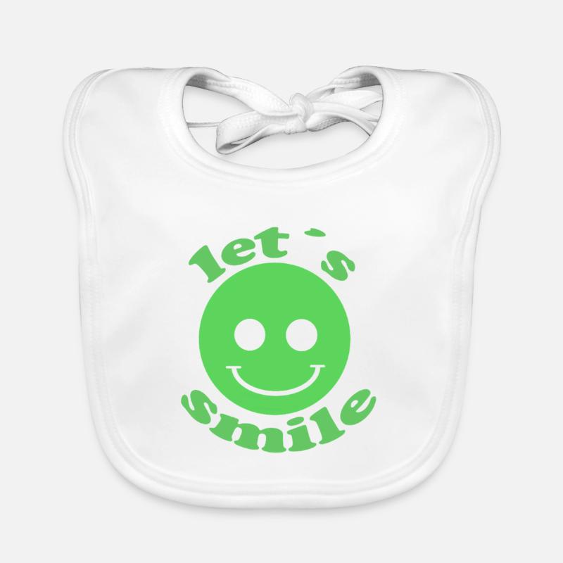 Sourions Bavoir bio Bébé