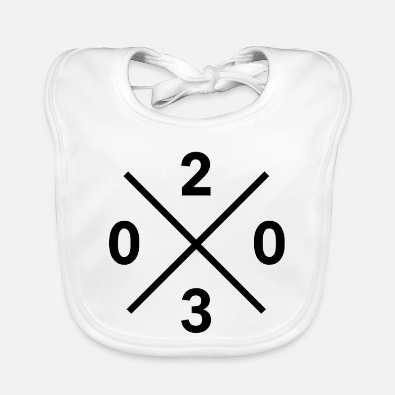 Code numérotant 0203 Duisburg Ruhrpott Merch Pullover Shirt Bavoir bio Bébé