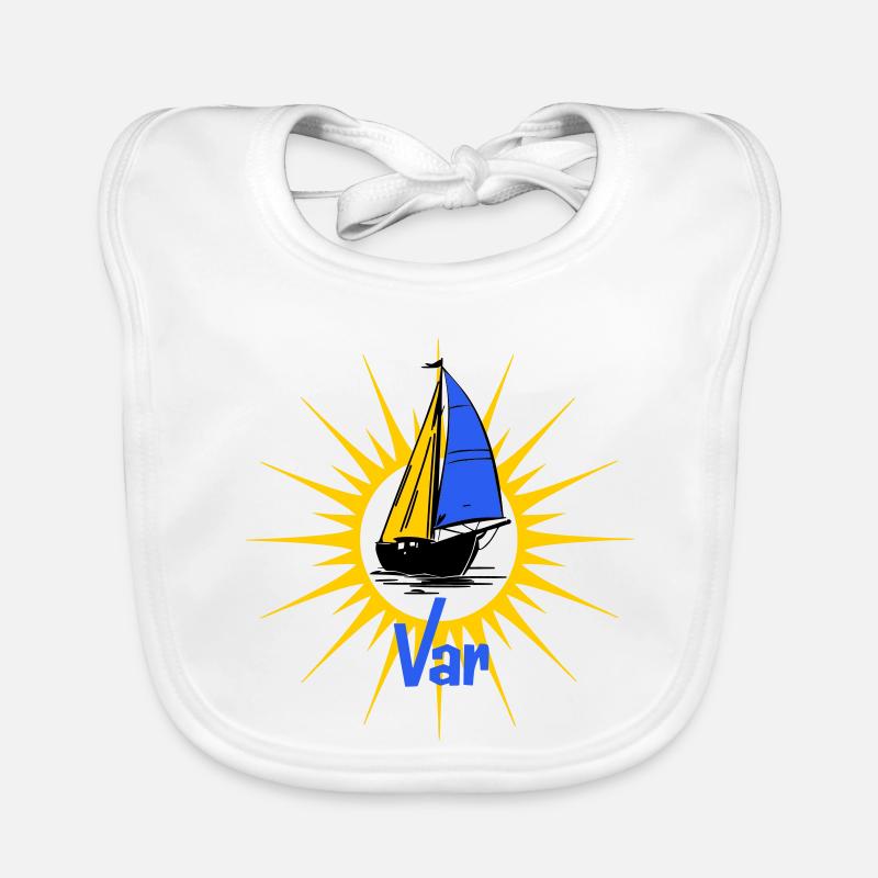 Segelboot Soleil Var Baby Bio-Lätzchen