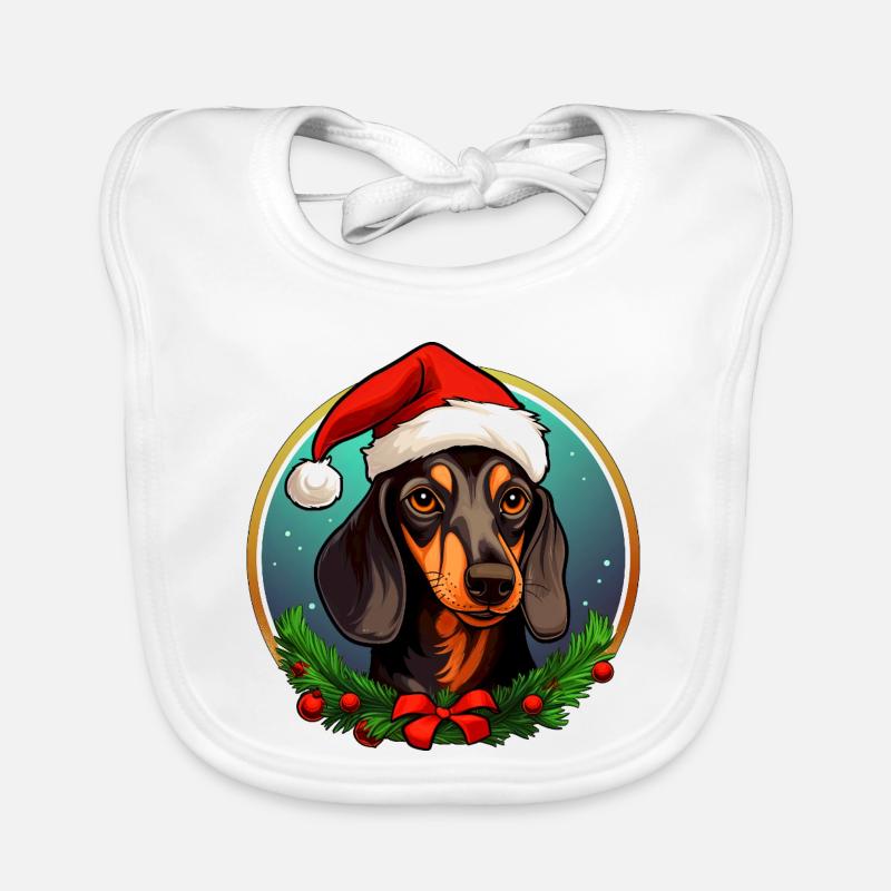Teckel de Noël Bavoir bio Bébé