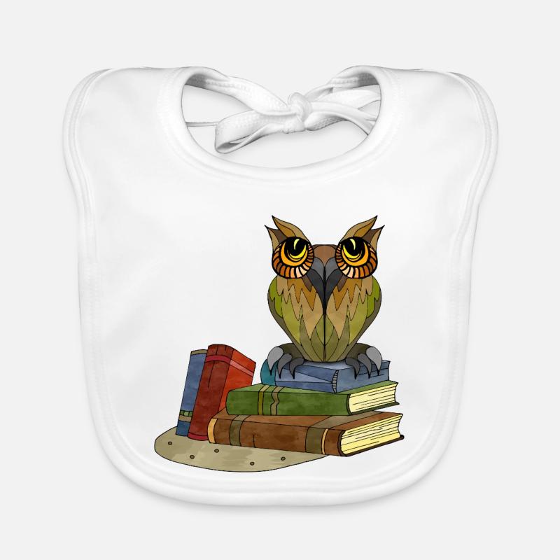 Eulenvogel Baby Bio-Lätzchen