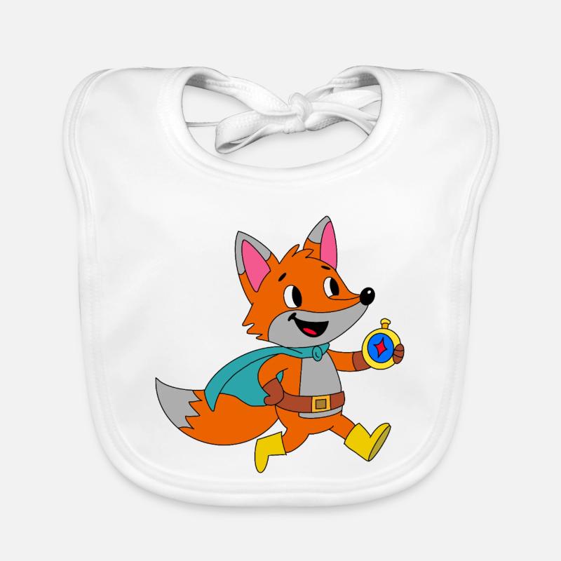 Cape d’aventure Fox Hero Bavoir bio Bébé