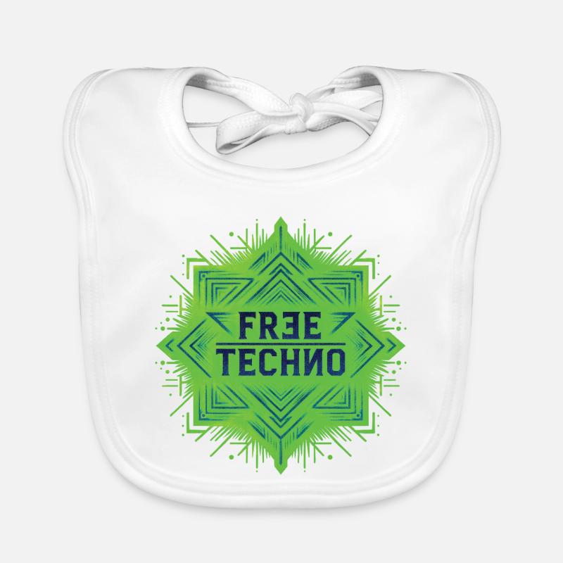 FREE TECHNO #1 – lass uns reden. Baby Bio-Lätzchen