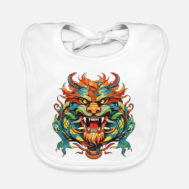 Dragon Comic China Bavoir bio Bébé