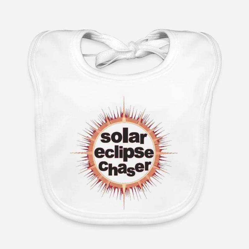 Solar eclipse chaser Baby Bio-Lätzchen